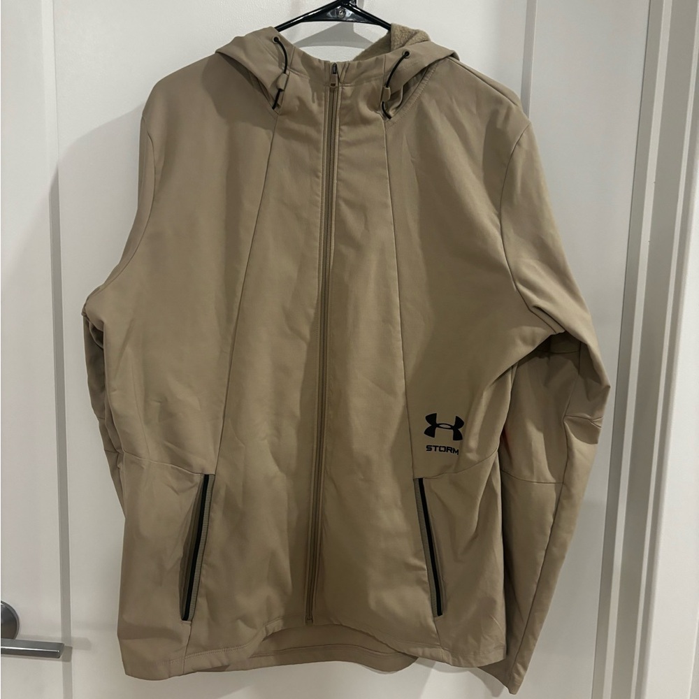 Under Armor Storm fleece lined rain jacket